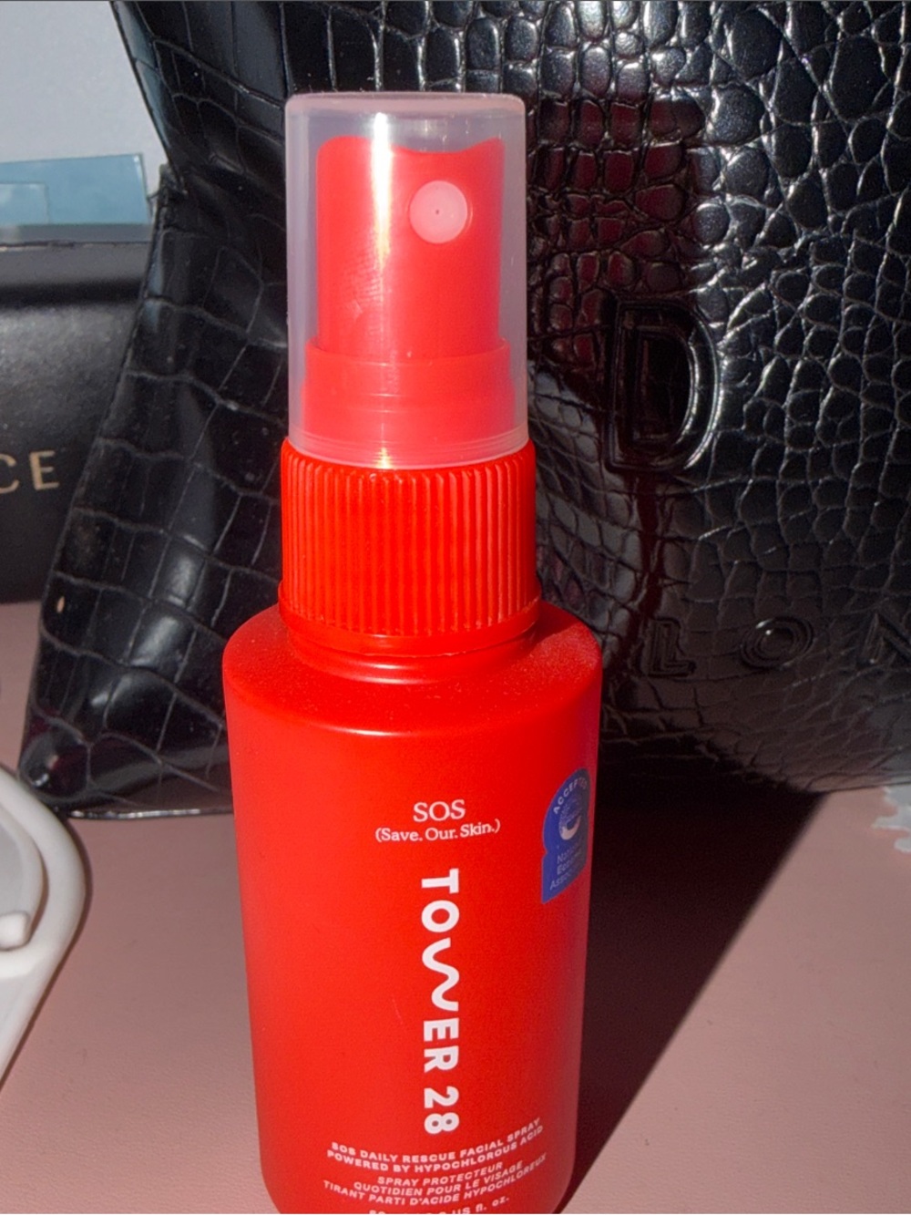 Tower 28 SOS Facial Spray - Bright Red Bottle